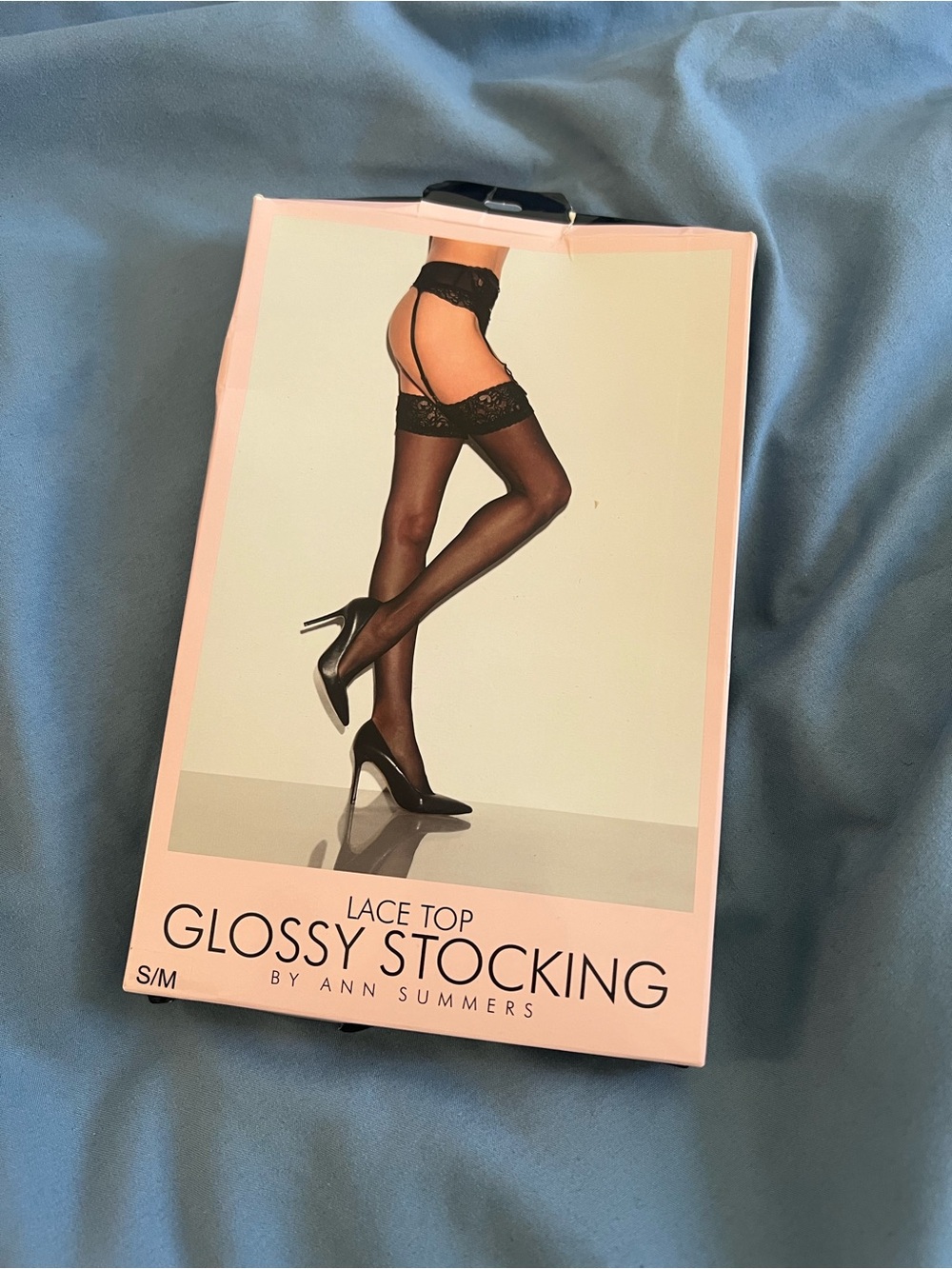 Ann Summers Lace Top Glossy Stockings